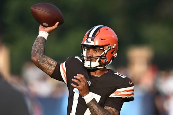 Cleveland Browns quarterback Dorian Thompson-Robinson